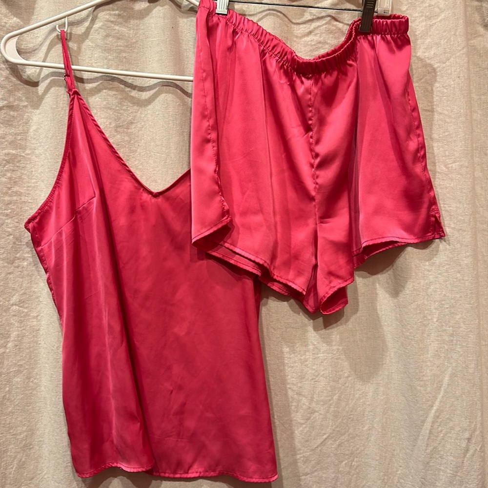⚜️ EUC hot-pink STARS ABOVE lingerie sleep set